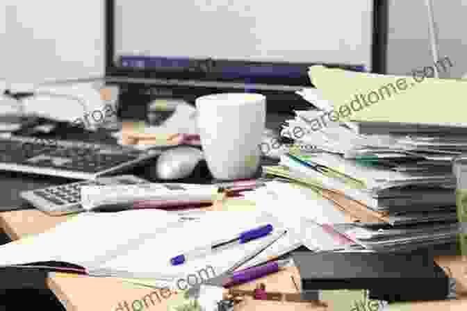 A Cluttered Office With Papers, Files, And Supplies Strewn About. SIMPLY DECLUTTERING YOUR HOME: Common Places We Forget To Declutter In The Home Decluttering Tasks That Take 30 Minutes Or Less And Things Not To Do When Decluttering EASY Decluttering Tips For Kids