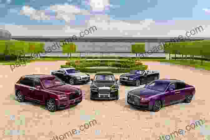 A Lineup Of Gleaming Rolls Royce And Bentley Automobiles Outside The Factory 1977 Rolls Royce And Bentley Factory Tour