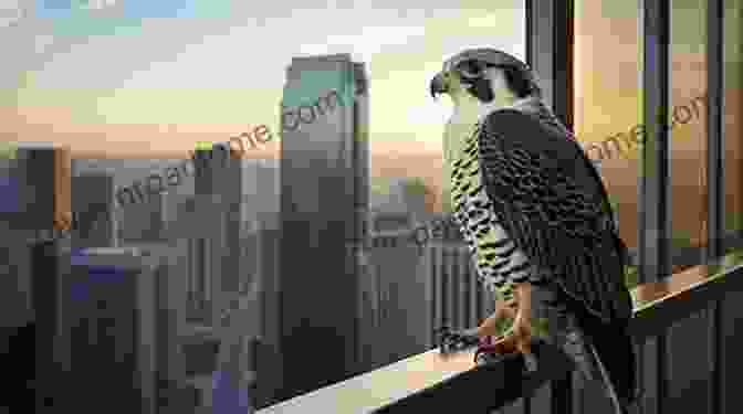 A Peregrine Falcon Perched Atop A Skyscraper In A Bustling Metropolis, Its Keen Eyes Scanning The Urban Landscape For Prey Introducing Wildlife In Urban Ecosystems