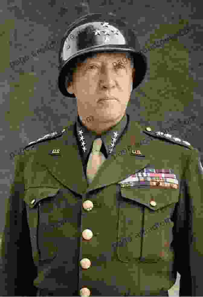 A Portrait Of General Patton, Depicting His Strong Determination Full Blooded Warrior P Patton