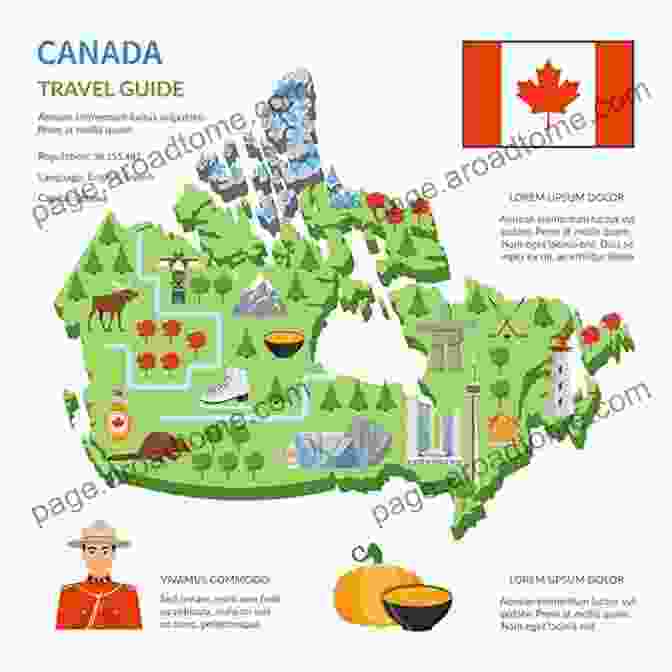 Canada Travel Map A Day In Canada (Canada Concepts)