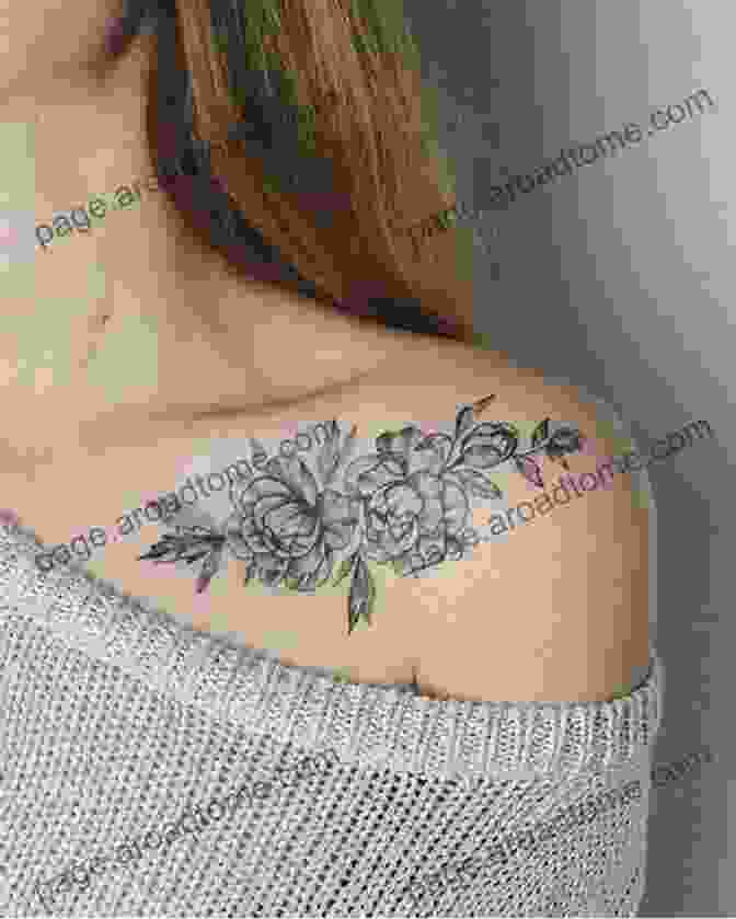 Female Tattoo Showcasing An Intricate Floral Design On The Collarbone Tattoos For Men Magazine Issue 112 / Tattoos For Women Magazine Issue 120 Special Split Issue (Tattoos For Men / Tattoos For Women 4)