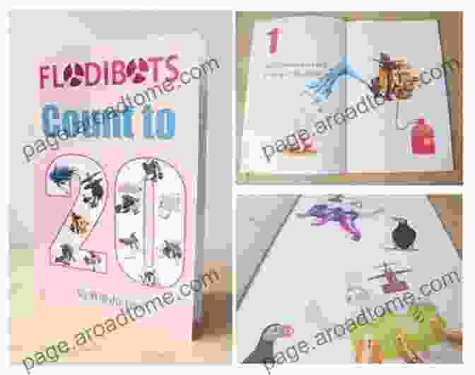 Flodibots Count To 20 Book Cover Featuring Cute Robots Learning To Count Flodibots: Count To 20 (Flodibots Learning)