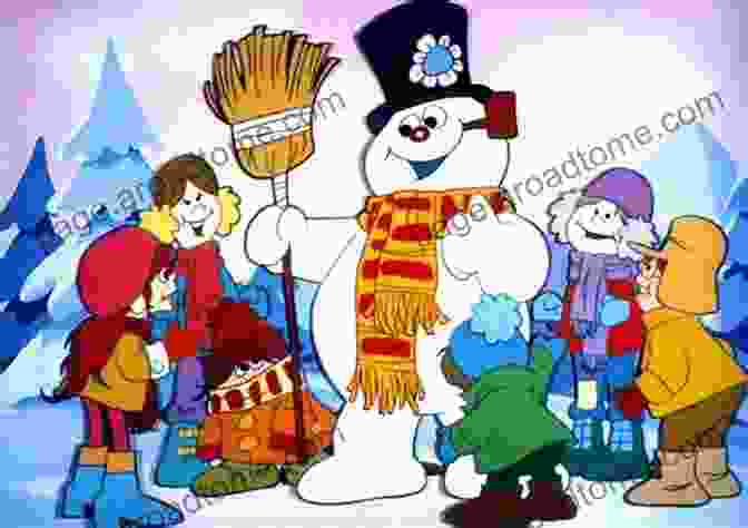 Frosty Surrounded By Friends At A Christmas Party Flakes : The Snowman With A Temperature DisFree Download (Holiday Shorts 1)