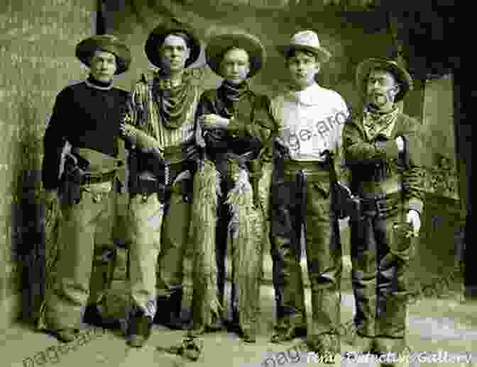 Historic Photo Of A Group Of Cowboys A Little Bit Of Arizona: Volume 44