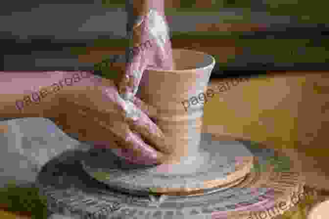 Image Of A Potter Throwing A Clay Vessel On A Wheel DIY POTTERY GUIDE FOR BEGINNERS: Practical Guide To Start Pottery Work The First Steps For Beginners