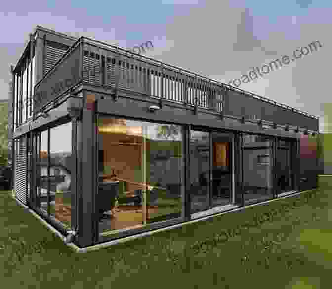 Modern Single Bedroom Shipping Container Home With Sleek Exterior And Inviting Outdoor Space Building Code Compliant And Permit Ready Single Bedroom Shipping Container Home Plans: A Complete Set Of Floor Plans Elevation Section Electrical Plumbing Plans And Detailed Construction Notes