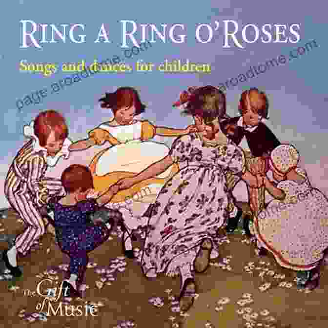 Ring Ring Roses Book Cover Featuring A Vintage Silhouette Of A Woman Amidst A Bed Of Roses Ring A Ring O Roses: The Origins And Meanings Of Old Rhymes