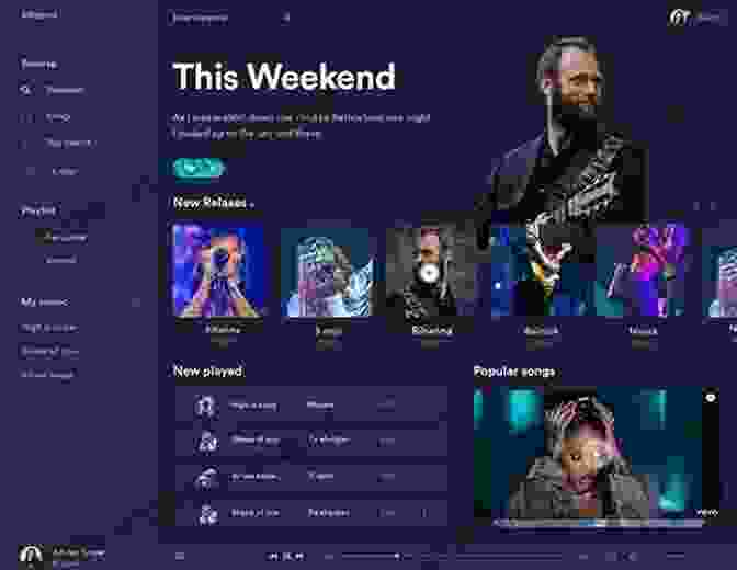 Streaming Music Platform Interface With Artist's Profile And Music Have A Blast Booking And Performing Gigs: For The Modern Musician