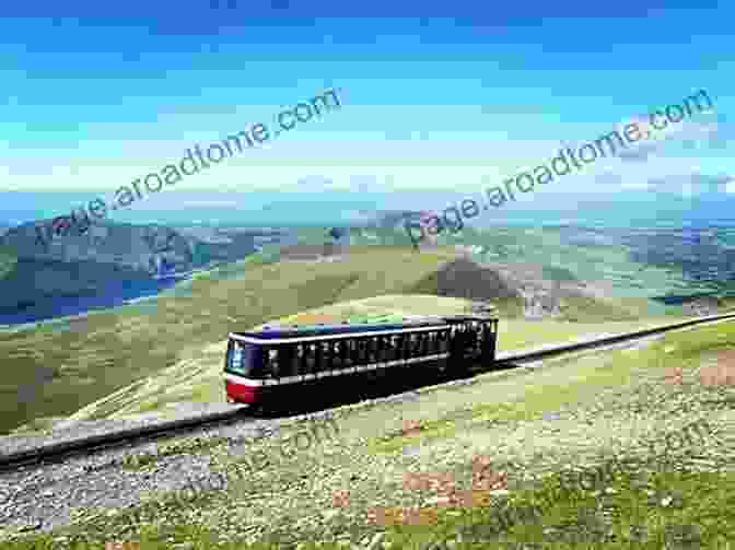 The Snowdon Mountain Railway Book Cover Against A Backdrop Of The Snowdonia Mountains The Snowdon Mountain Railway Peter Johnson