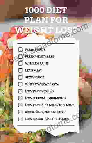 1000 Diet Plan For Weight Loss