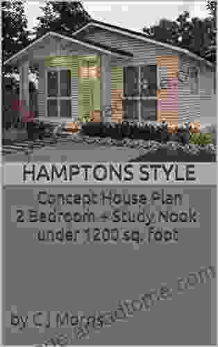 Hamptons Style 2 Bedroom Plan + Study Nook: House Plan Under 1200 Sq Foot 2 Bedroom Small Home