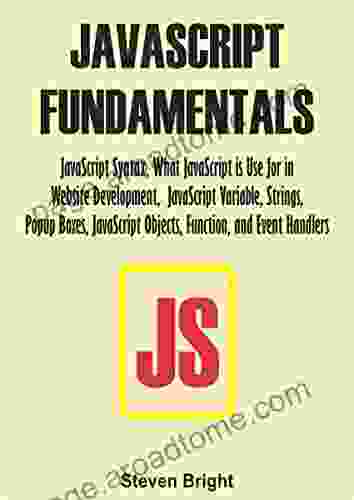 JAVASCRIPT FUNDAMENTALS: JavaScript Syntax What JavaScript Is Use For In Website Development JavaScript Variable Strings Popup Boxes JavaScript Objects Function And Event Handlers