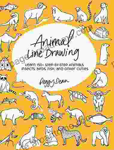 Animal Line Drawing: Learn 150+ Step By Step Animals Insects Birds Fish And Other Cuties