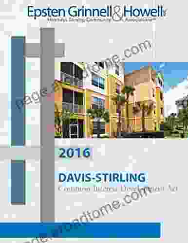 DAVIS STIRLING COMMON INTEREST DEVELOPMENT ACT 2024 EDITION